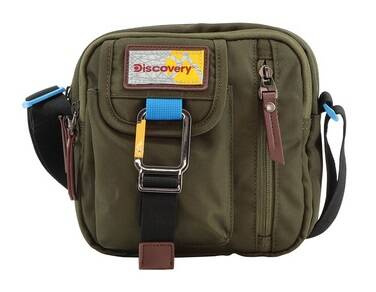 Torba na ramię z poliestru Discovery Icon 713 khaki