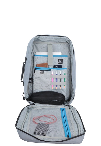 Plecak na laptopa z poliestru Discovery Andes 400 szary