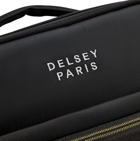 Plecak na laptopa z poliestru Delsey Brochant 3.0 czarny