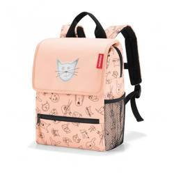 Plecak Reisenthel backpack kids różowy w koty i psy