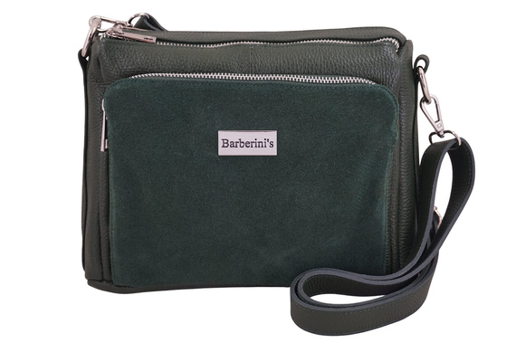 Listonoszka damska Barberini's 633/1-42 ciemnozielona