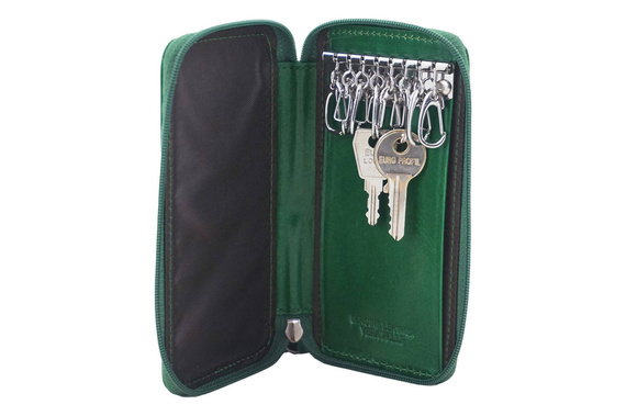 Etui na klucze skórzane Barberini's 8183-38 zielone