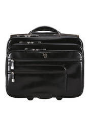 Torba podróżna skórzana Vip Collection Y 47865 czarna