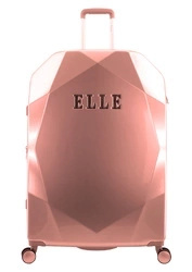 Walizka duża twarda ABS Elle Diamond 78 różowa