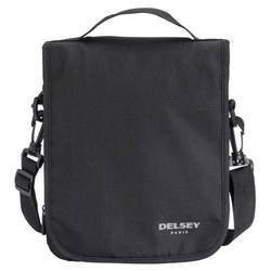 Torba na ramię z poliestru Delsey Travel Accessories czarna