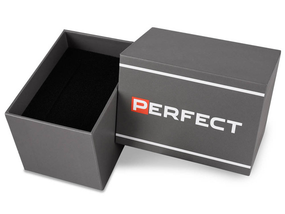 Zegarek męski klasyczny Perfect CH03L-01 czarno-srebrny