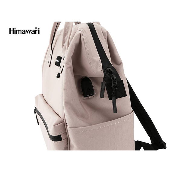 Plecak damski na laptopa Himawari 124 pomarańczowy