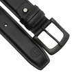 Pasek męski z klamrą skórzany Peterson LTP-32 czarny
